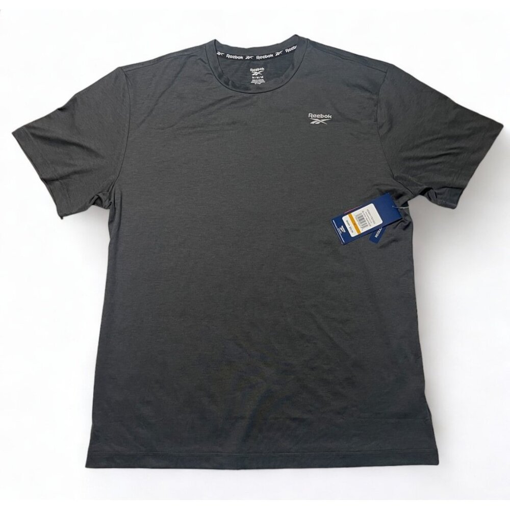 Reebok Men's Regular Fit Gray Tee Shirt, Size M, New